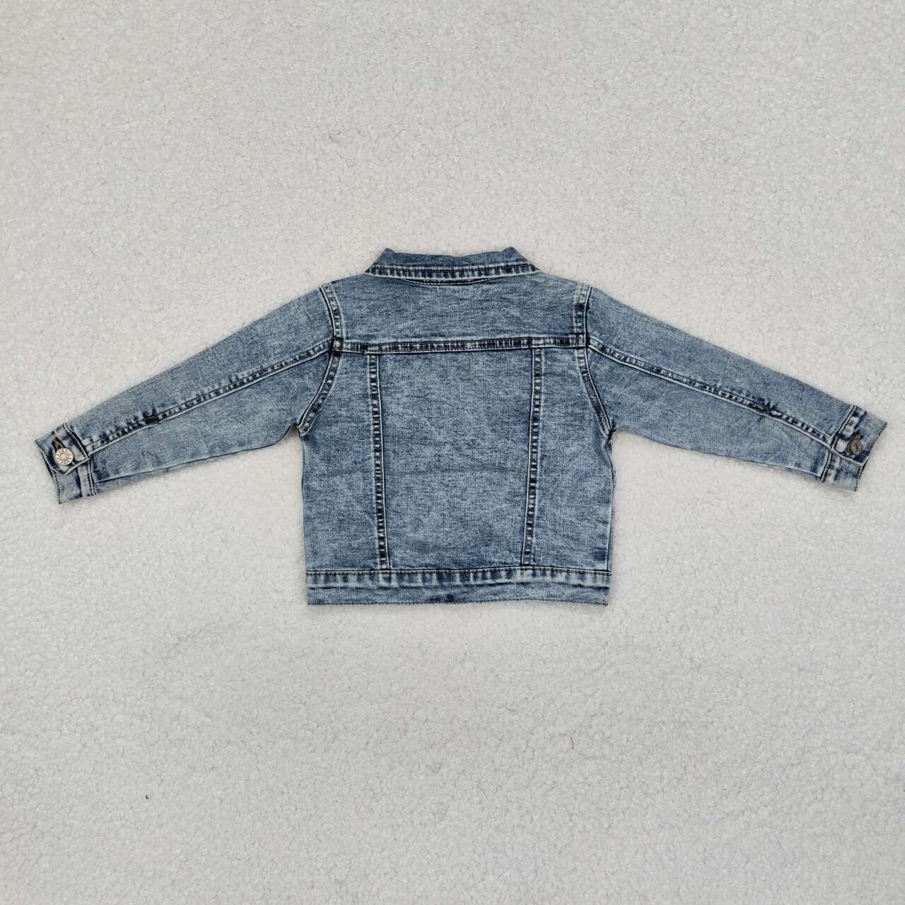 Baby girls long sleeve denim coat