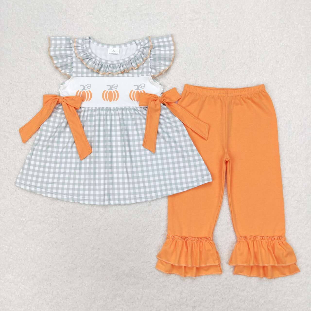 three pumpkins baby girls fall season clothes