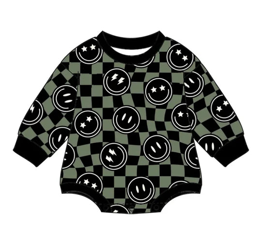 Toddle kids long sleeve boutique romper