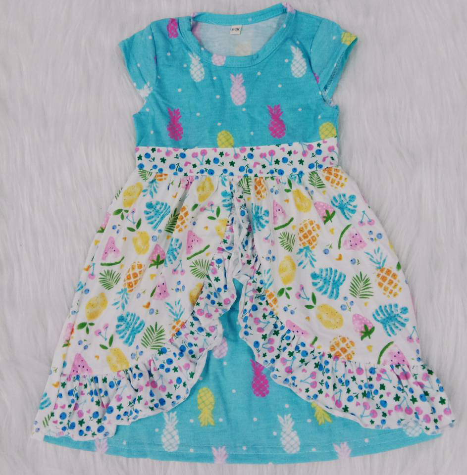 Baby girls pineapple boutique dress