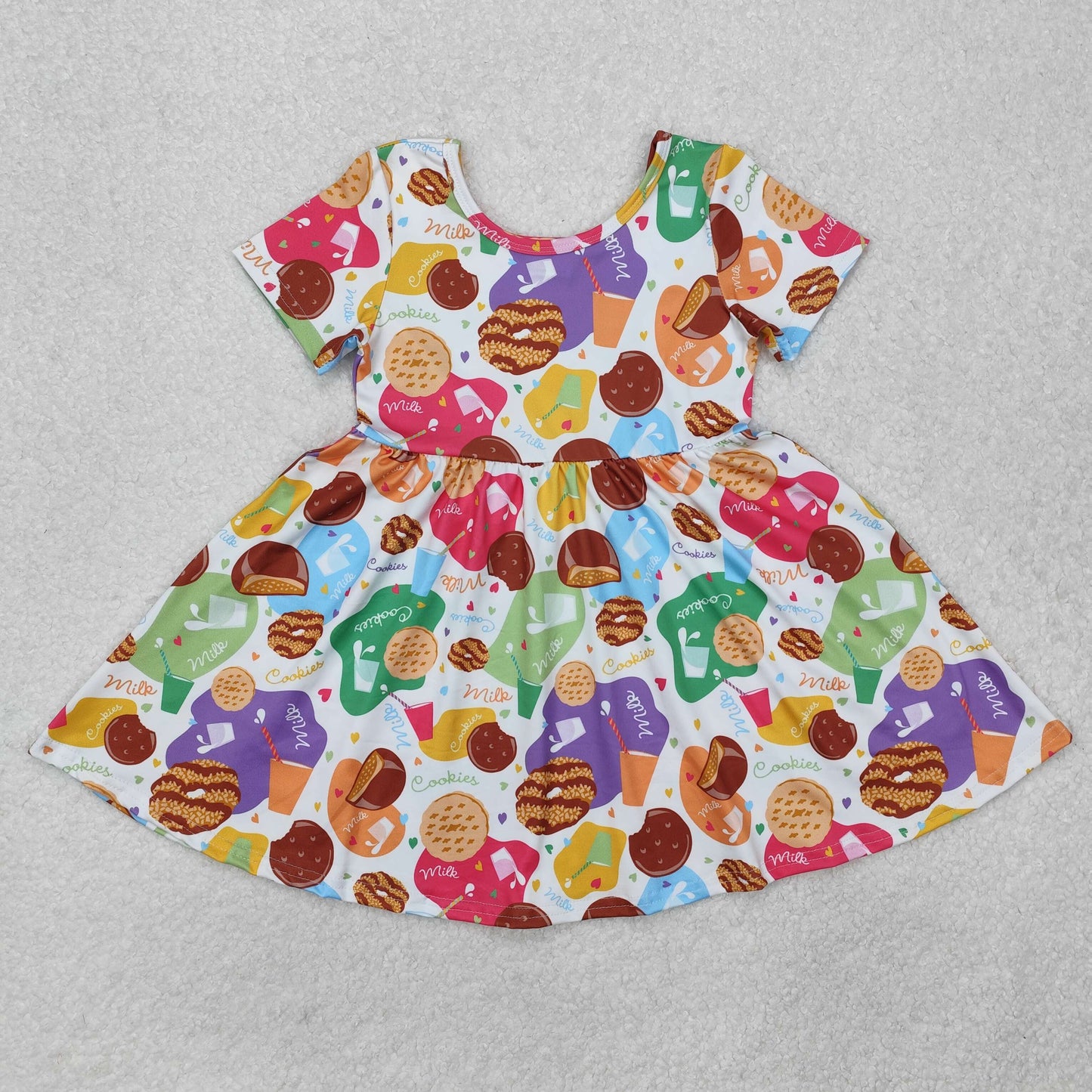 Toddle baby girl milk cookie summer dress