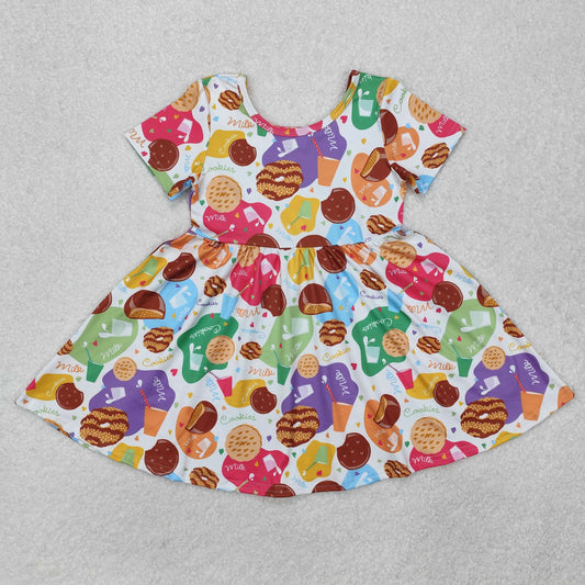 Toddle baby girl milk cookie summer dress