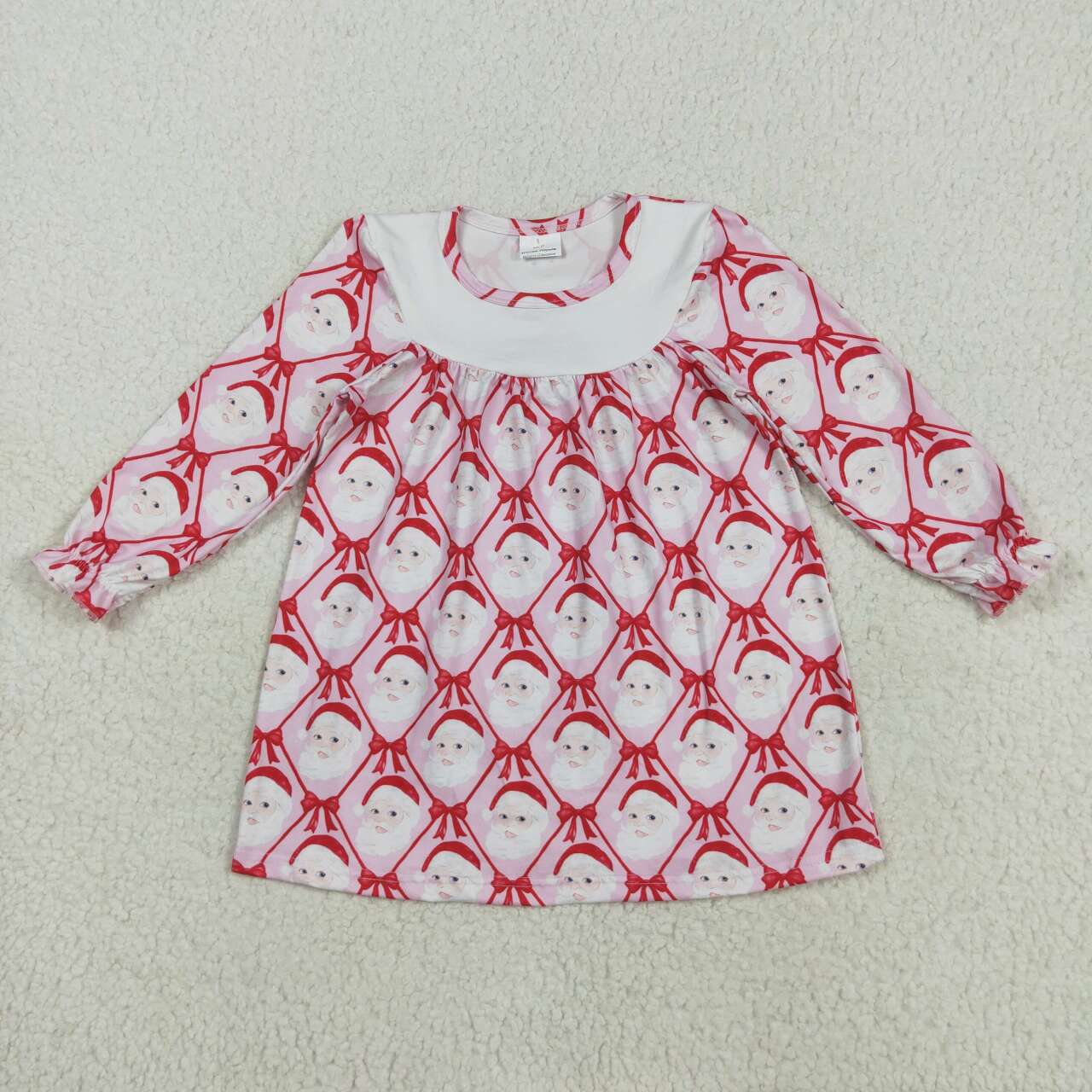Baby girls Christmas Santa Claus long sleeve dress