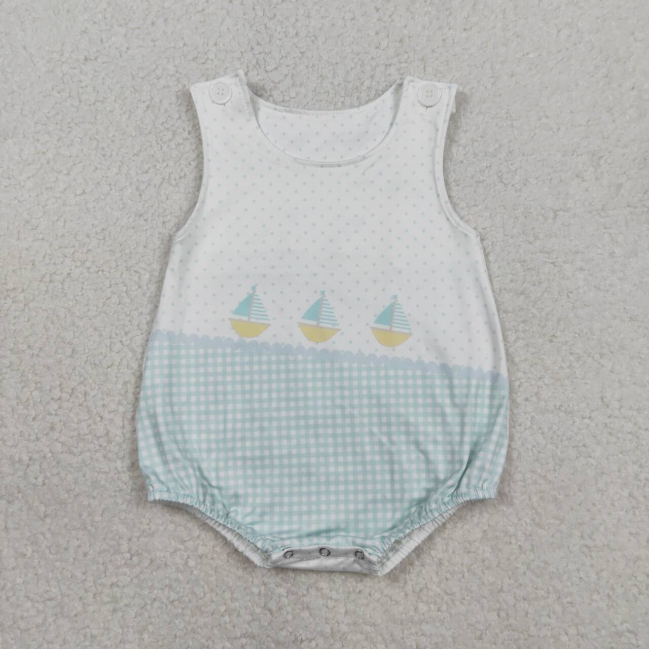 Sailboat design toddle baby romper