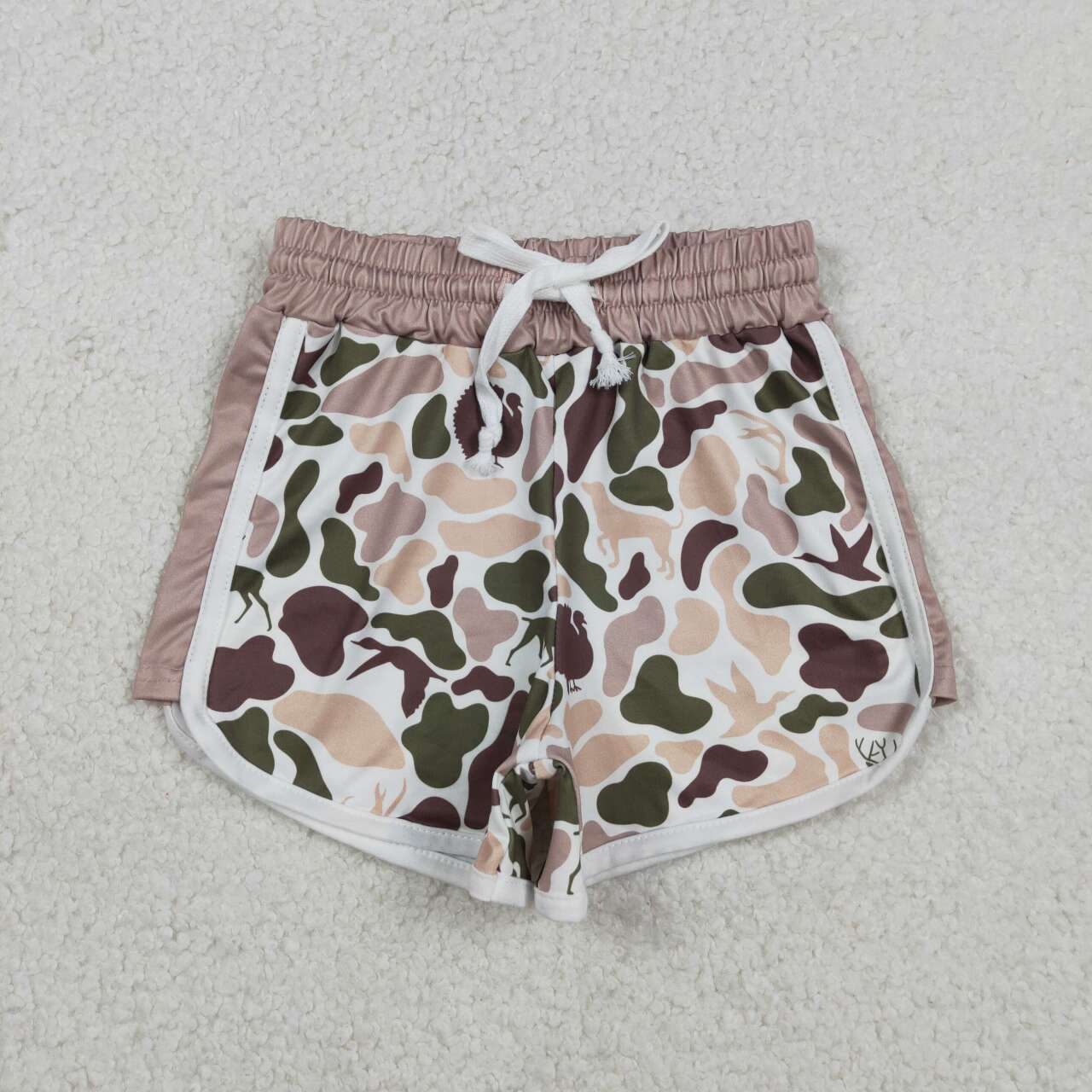Toddle baby boy deer duck camo summer shorts