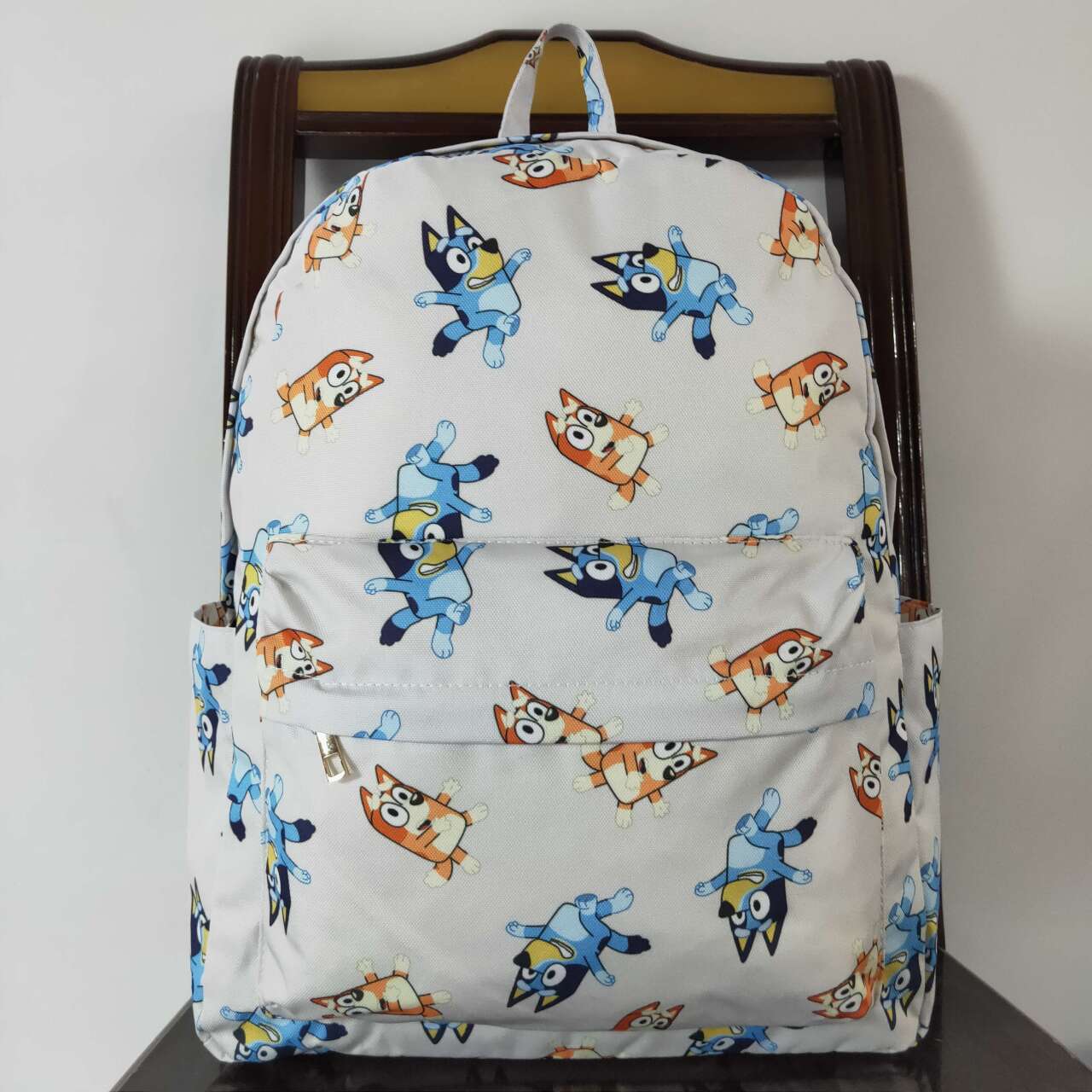 infant baby girls blue cartoon dog backpack