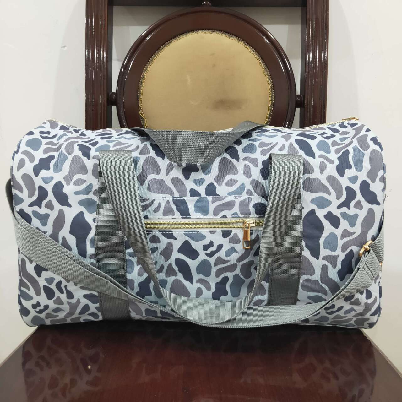 kids camo print duffle bag