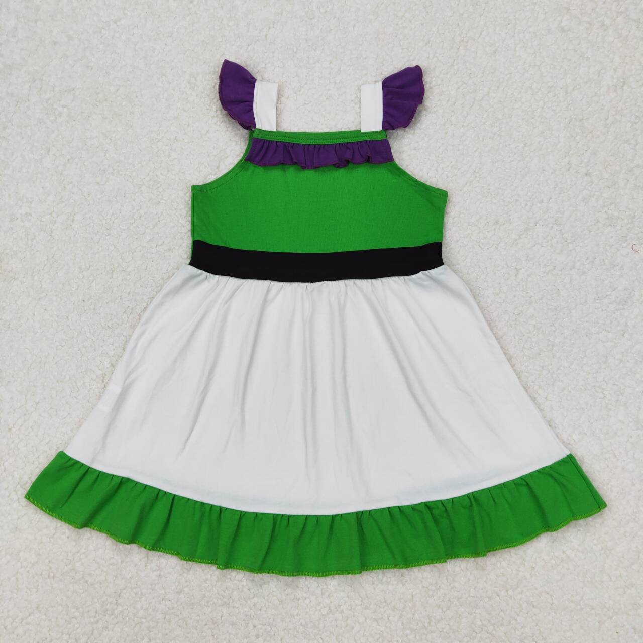 Little girls princess cartoon summer dress