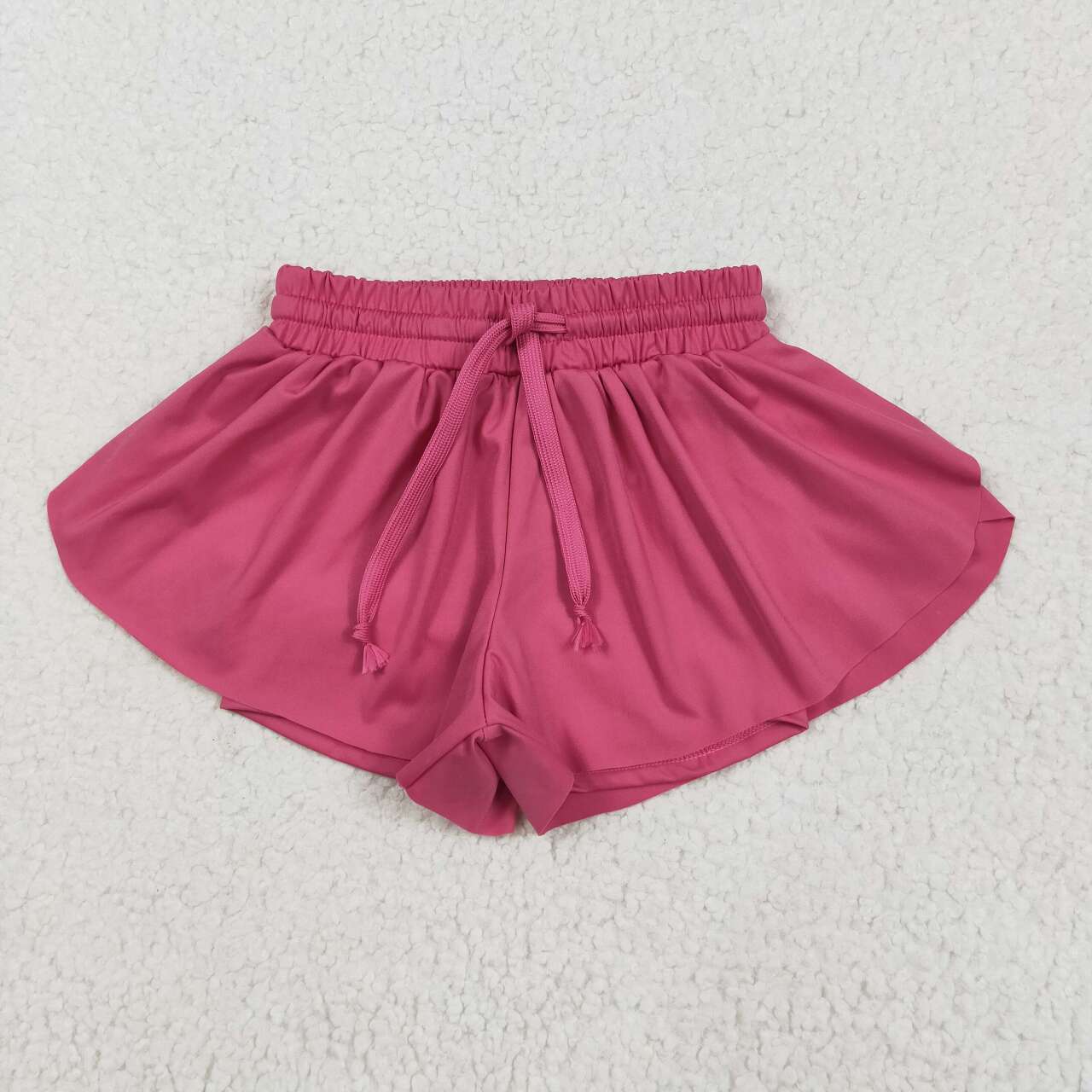 Toddle baby girls hot pink yoga skirt shorts