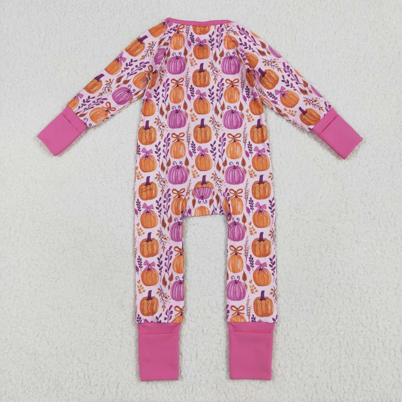 USA SHOP Fall pumpkins baby long sleeve romper