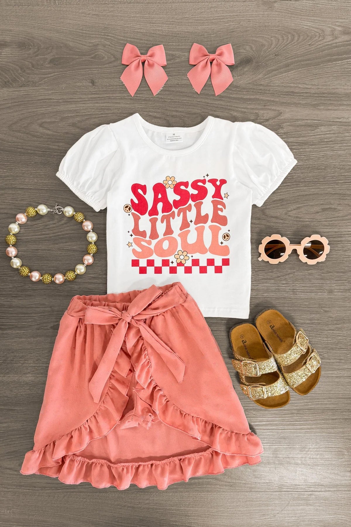 Sassy little soul girl skirt outfit