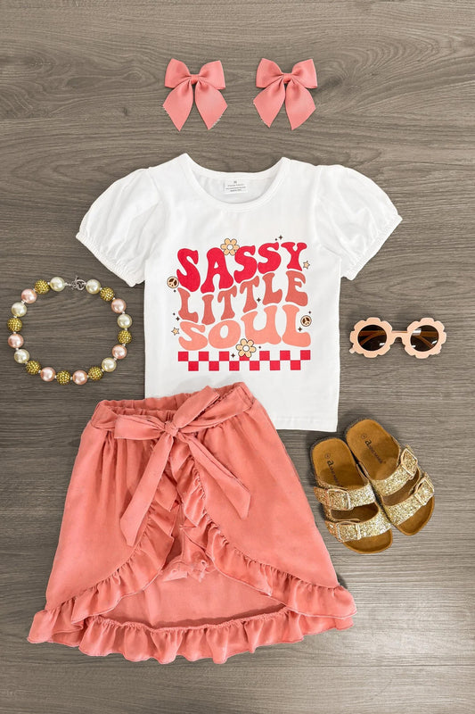 Sassy little soul girl skirt outfit