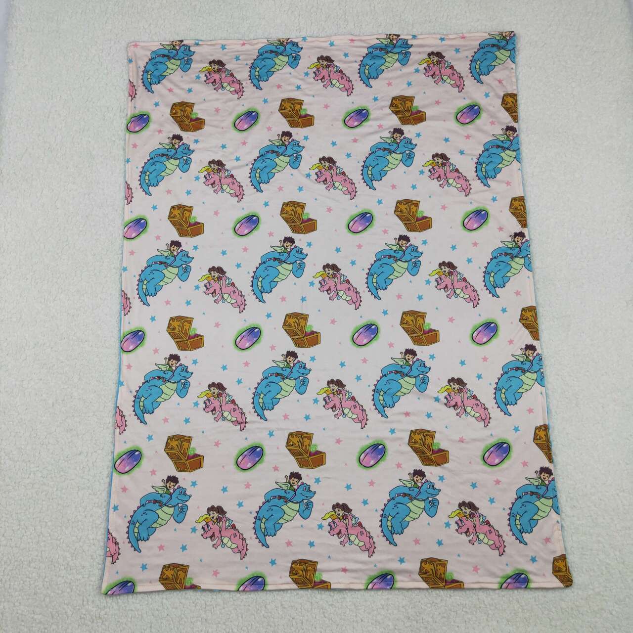 toddle kids cartoon soft blanket