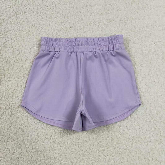 Toddle baby girls lavender summer yoga shorts