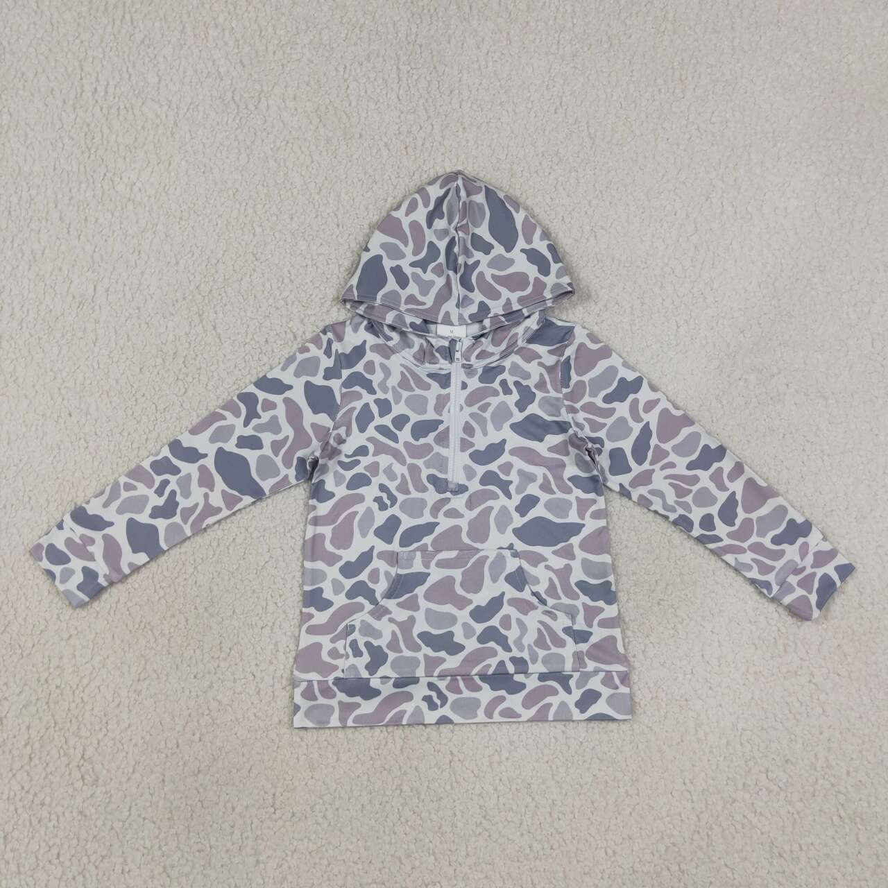 Mommy and Me Camo Long Sleeve hoodie Top
