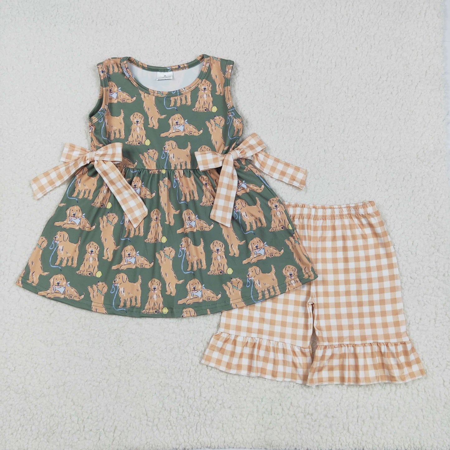 Toddle baby girl cute dog outfit