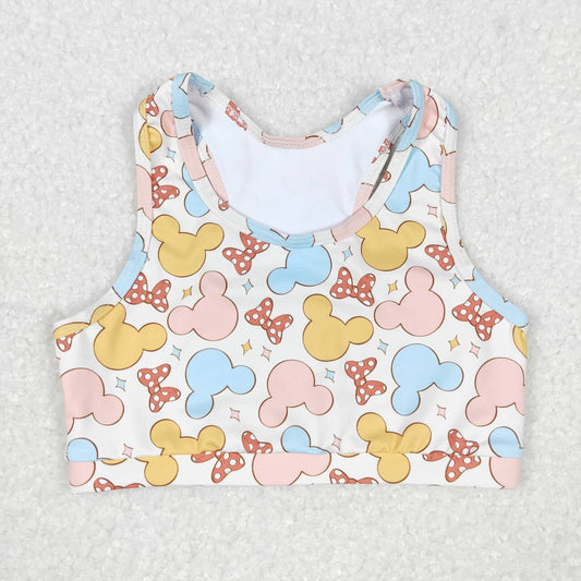 toddle girls cartoon crop top