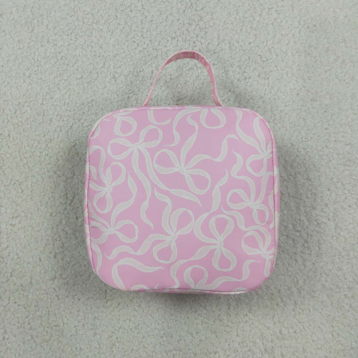 Toddle baby girl pink bow lunch bag