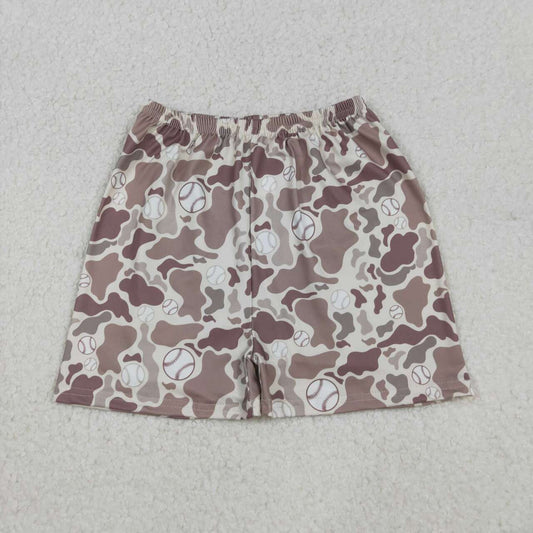 Toddle baby baseball camo summer shorts