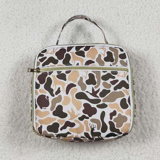 USA SHOP Wholesale kids deer turkey camo lunch box bag