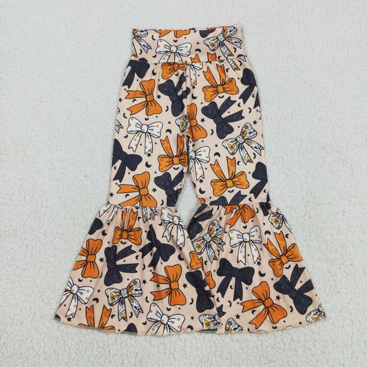 baby girls Halloween bow leggings pants