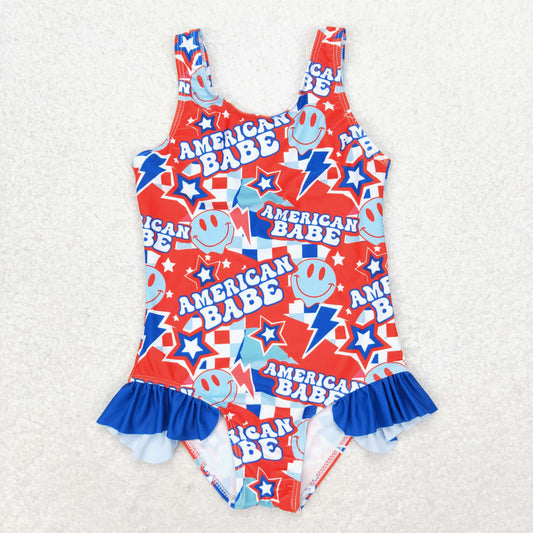 American babe one piece bathing suit