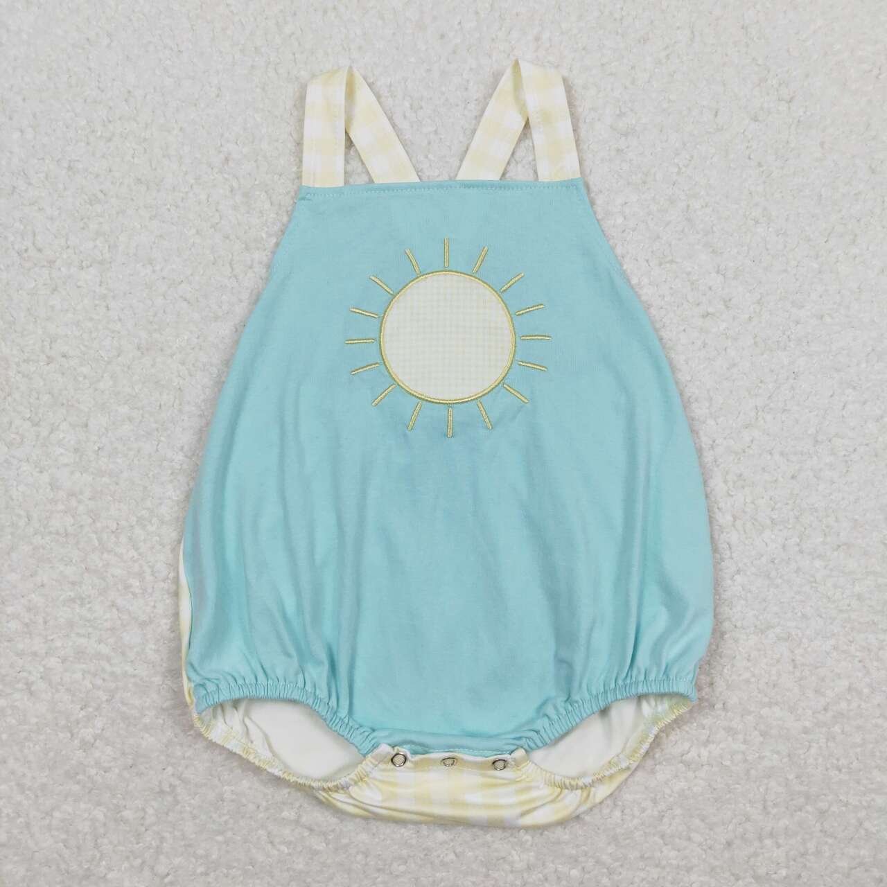 toddle boy embroidery sunshine romper