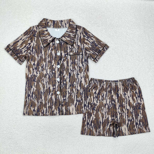 Adult women bottomland short sleeve pajama set