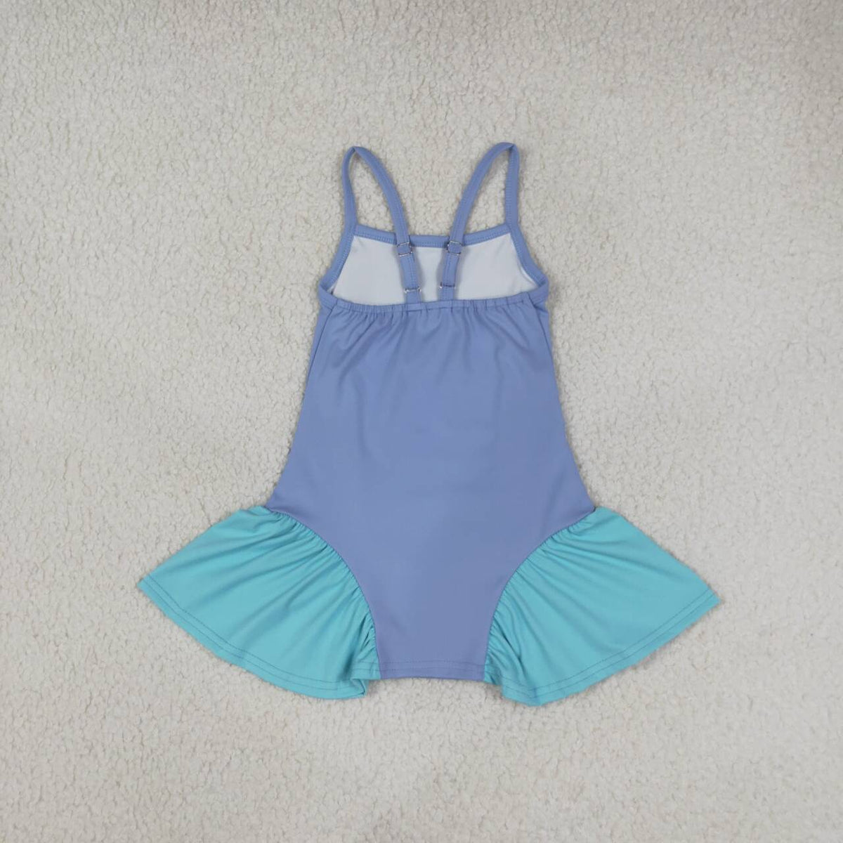 Blue color girls summer yoga dress