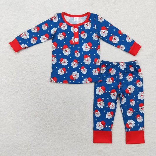 Infant baby boy christmas santa claus matching clothing set