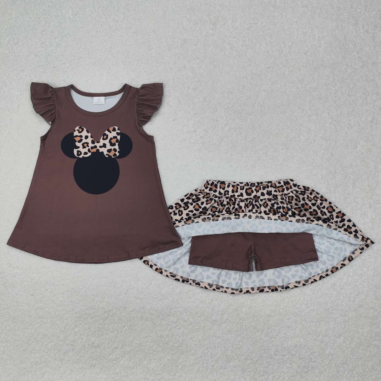 Toddle baby girls cartoon mouse summer outfit