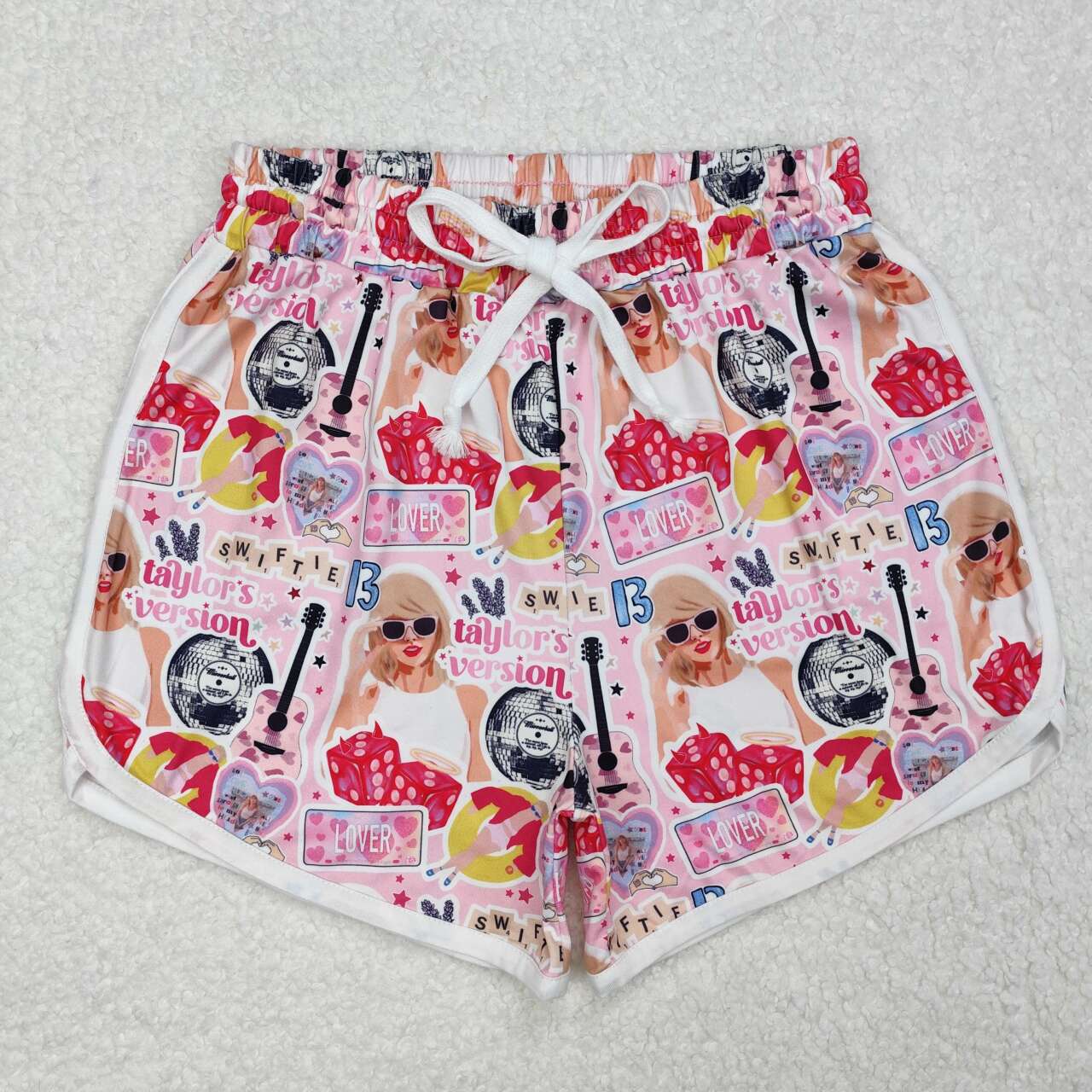 Mommy and me music singer summer shorts