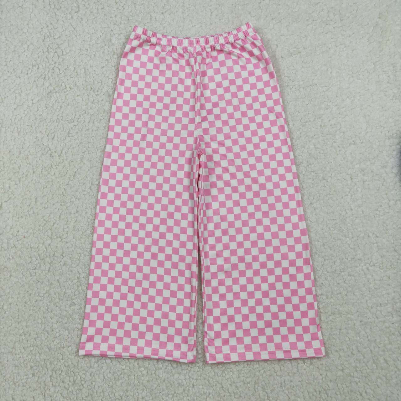 Toddle baby girls pink plaid pants