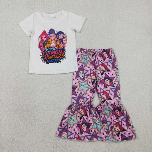 Girls movie top matching pants baby girl outfit