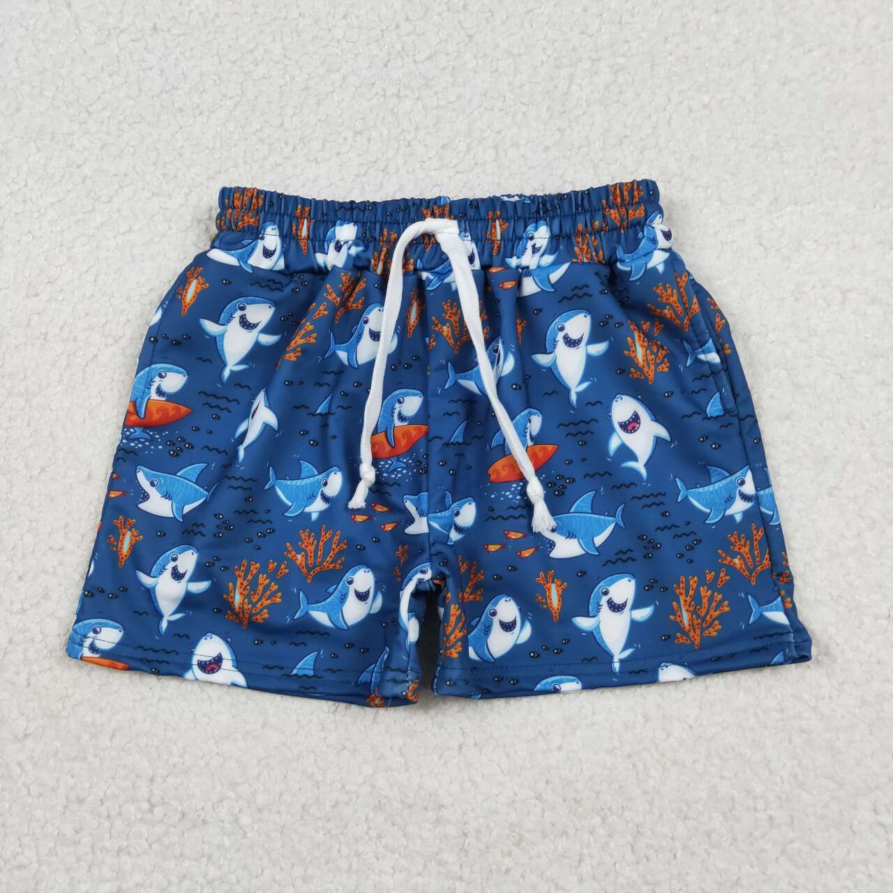Baby boy beach style summer swim trunks
