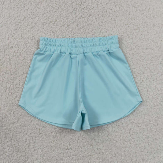 Toddle baby girls coral color summer yoga shorts