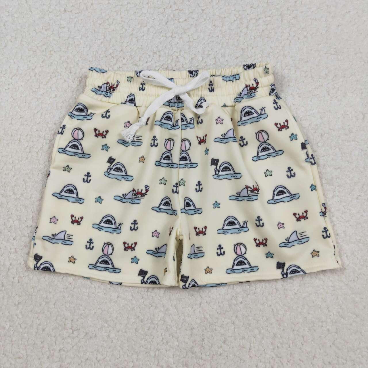 Baby boy beach style summer swim trunks