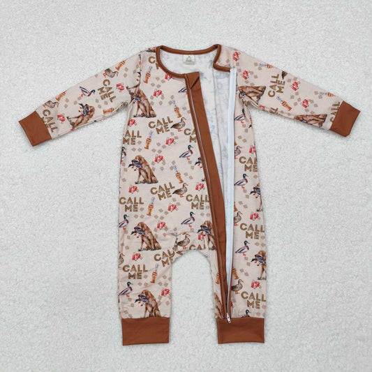 Toddle baby boy mallard duck hunting dog romper