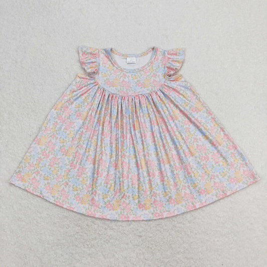 baby girls floral design boutique dress