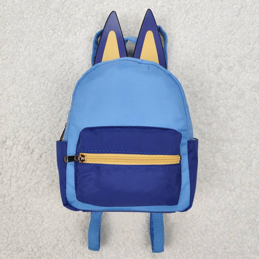 Kids blue cartoon dog bag