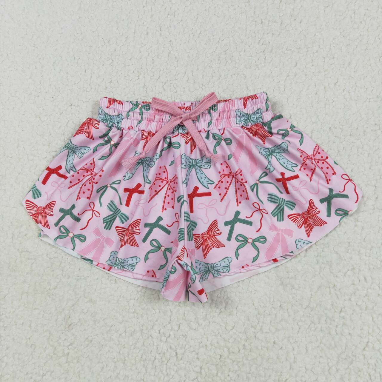 Toddle baby girls colorful bow shorts