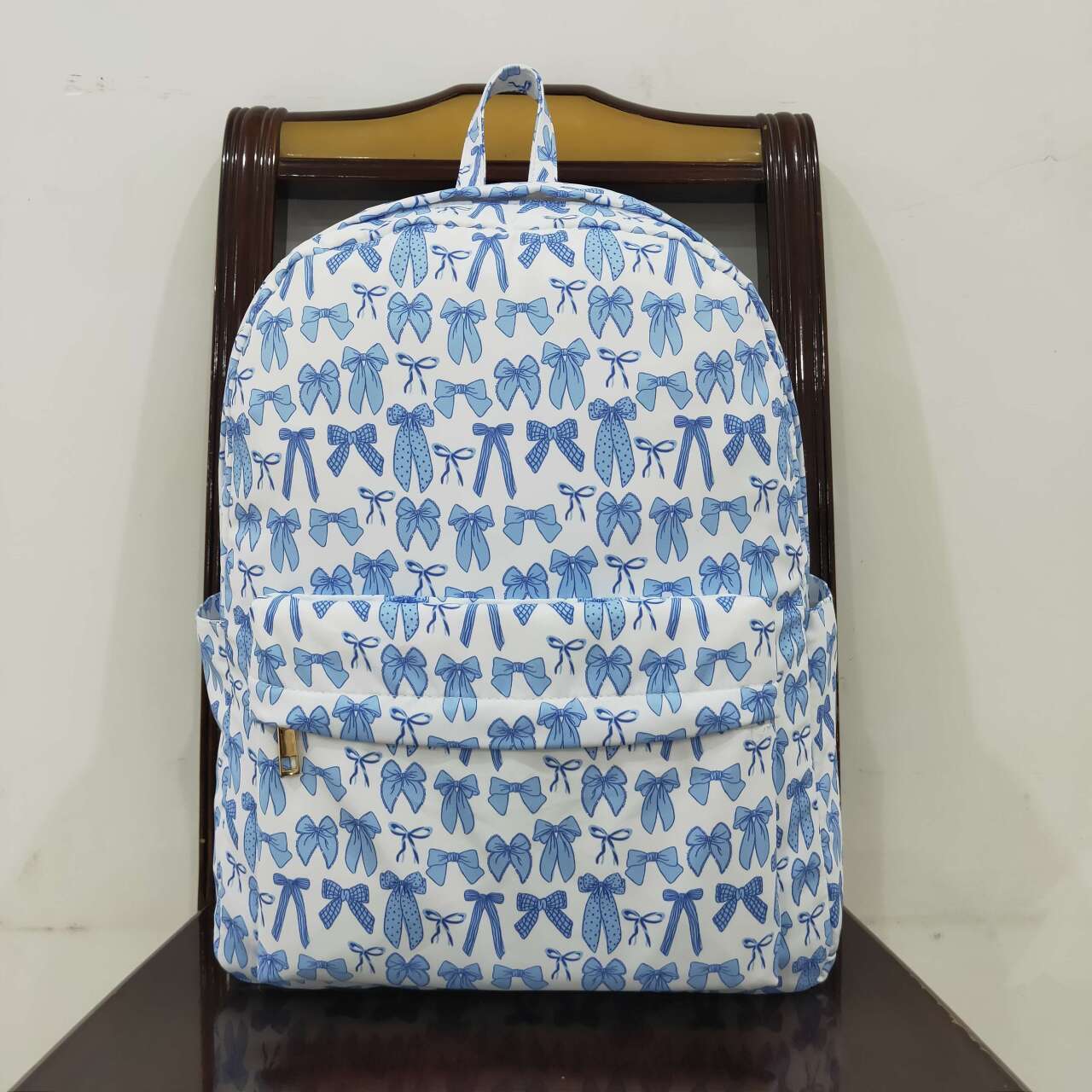 USA SHOP Blue bow design backpack