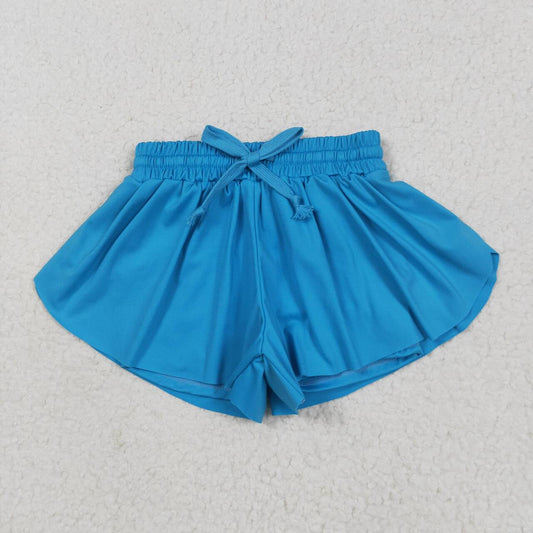Toddle baby girls blue yoga skirt shorts