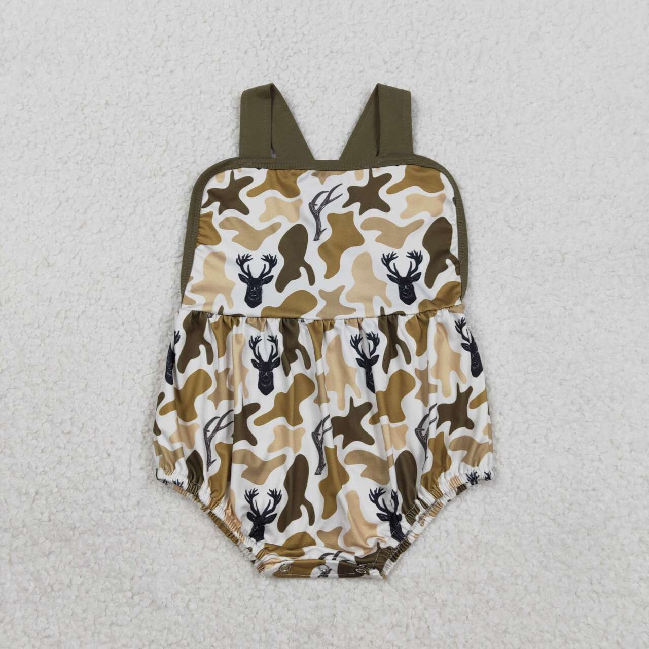 Deer camo design summer romper
