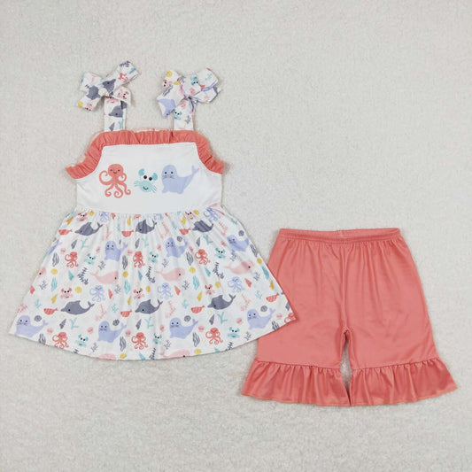 baby girls crab octopus sea animal outfit