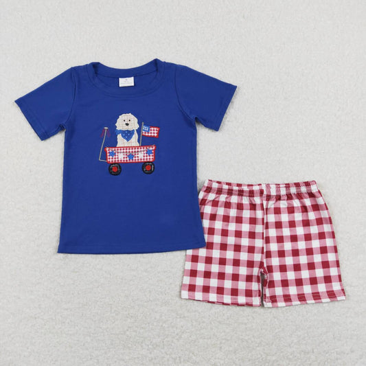 baby boy july 4th dog patriotic celebrate outfit