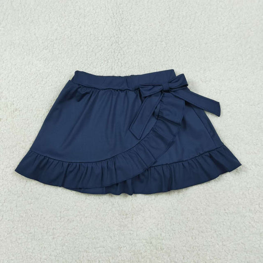 baby girl navy color summer yoga skirt