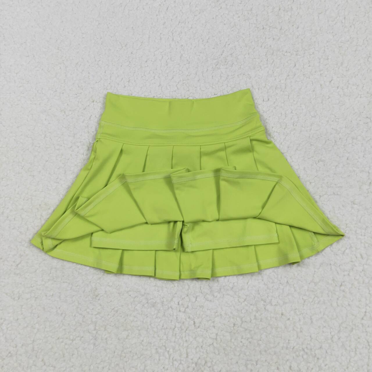 Toddle baby girls yellow yoga shorts skirt