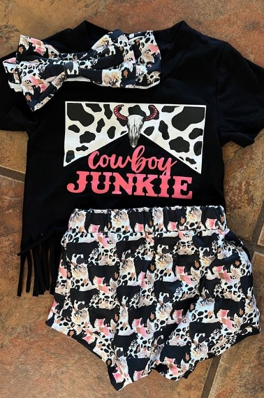 cowgirl western summer bummies set preorder