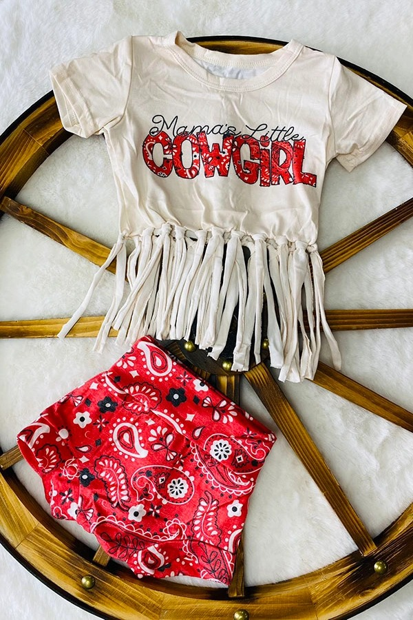 Mamas little cowgirl summer outfit preorder